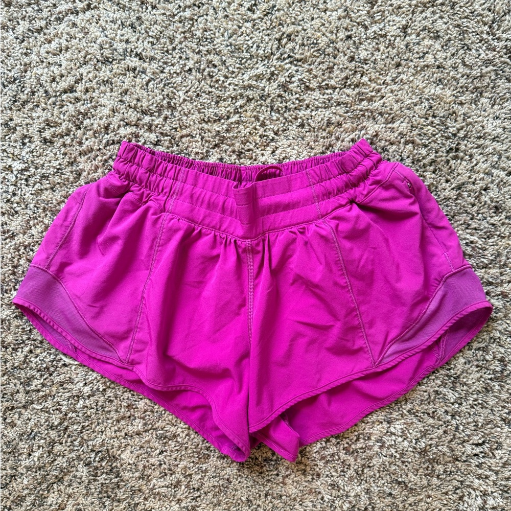 Women's Hottie Hot- Hot Pink Athletic Shorts (2.5 length)